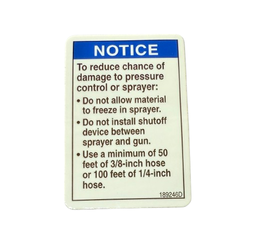 Graco 189246 Warning Label